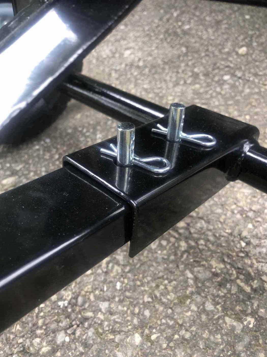 Clevis pin in place of a bolt
